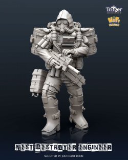 画像1: ナッツプラネット[T35033]1/35 ネストデストロイヤーエンジニア ネストデストロイヤー達を援護する機械屋