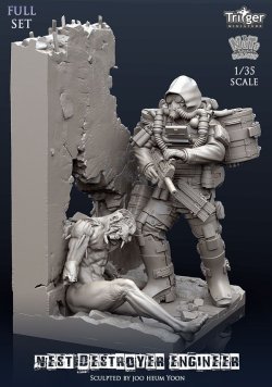 画像4: ナッツプラネット[T35034]1/35 ネストデストロイヤーエンジニアフルセット(専用ベース付)