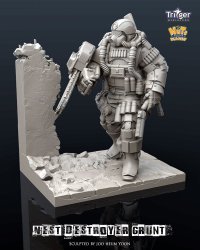 ナッツプラネット[T35036]1/35 ネストデストロイヤーグラントフルセット(専用ベース付)　