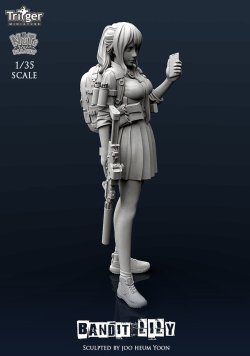 画像2: ナッツプラネット[T35037]1/35 バンディッドリリー 的を追い詰める若き追撃者