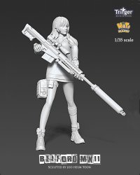 ナッツプラネット[T35045]1/35 ベルフォードMk2 超遠距離狙撃を行うサイボーグ少女