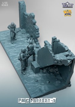 画像2: ナッツプラネット[T35055]1/35 現用 PMC兵士 フルジオラマセット＃1