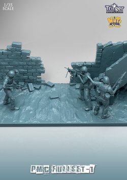 画像3: ナッツプラネット[T35055]1/35 現用 PMC兵士 フルジオラマセット＃1