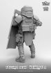 画像5: ナッツプラネット[T75024]1/24 アドバンスガード 防弾盾を抱え戦うガードナー