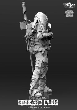 画像8: ナッツプラネット[T75027]1/24 「遠距離射撃の名手」 サイレンサーベイン(75mm)