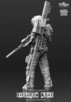 画像5: ナッツプラネット[T75027]1/24 「遠距離射撃の名手」 サイレンサーベイン(75mm)