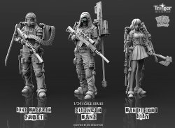 画像11: ナッツプラネット[T75027]1/24 「遠距離射撃の名手」 サイレンサーベイン(75mm)