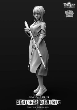 画像5: ナッツプラネット[T75032]1/24 センチネルべアトリクス 何かを守る少女