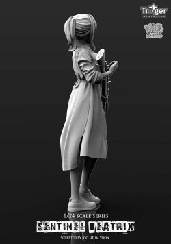 画像4: ナッツプラネット[T75032]1/24 センチネルべアトリクス 何かを守る少女