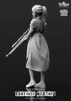 画像3: ナッツプラネット[T75032]1/24 センチネルべアトリクス 何かを守る少女