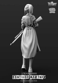 画像2: ナッツプラネット[T75032]1/24 センチネルべアトリクス 何かを守る少女