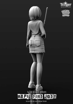画像3: ナッツプラネット[T75034]1/24 ラピッドファイアジョーイ 弾奏する少女