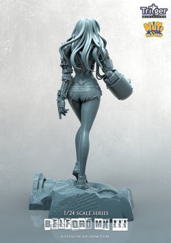 画像5: ナッツプラネット[T75035]1/24(75mm) ゴリラアームを装着したサイボーグ少女 ベルフォードMKIII