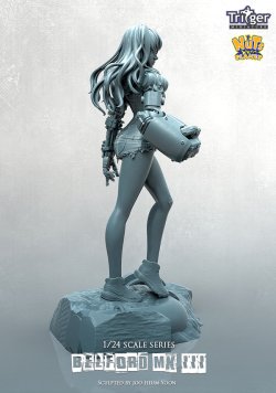 画像6: ナッツプラネット[T75035]1/24(75mm) ゴリラアームを装着したサイボーグ少女 ベルフォードMKIII