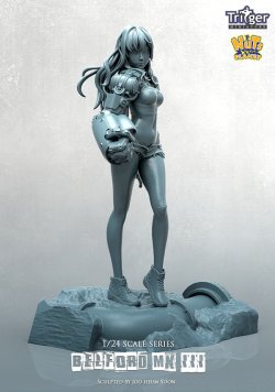 画像7: ナッツプラネット[T75035]1/24(75mm) ゴリラアームを装着したサイボーグ少女 ベルフォードMKIII