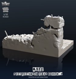 画像3: ナッツプラネット[TA35002]1/35 ネストデストロイヤーヘビーガンナーII用展示ベース 崩れ行く街並み
