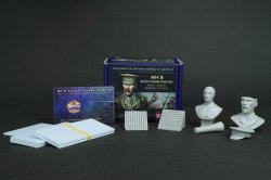 画像3: ナッツプラネット[MH`s_Full set]MH`sアクリルフィギュア塗装チュートリアル（フルセット)工程動画USBメモリー＆教材＋英将校胸像セット