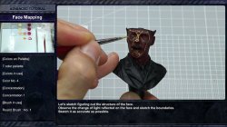 画像8: ナッツプラネット[MH`s_Full set]MH`sアクリルフィギュア塗装チュートリアル（フルセット)工程動画USBメモリー＆教材＋英将校胸像セット