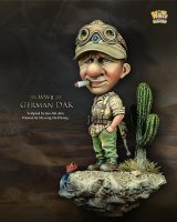 ナッツプラネット[NP-001]SDサイズ WWII独 ドイツアフリカ軍団 渋い顔の兵士