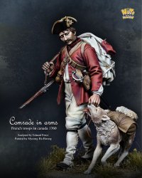 ナッツプラネット[NP-75001]1/24 近代 仏 フランス陸軍 兵士とその相棒~1790年~
