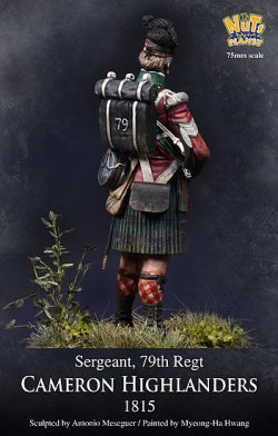 画像4: ナッツプラネット[NP-75002]1/24 近代 英 イギリス陸軍キャメロンハイランダーズ連隊 軍曹~1815年~