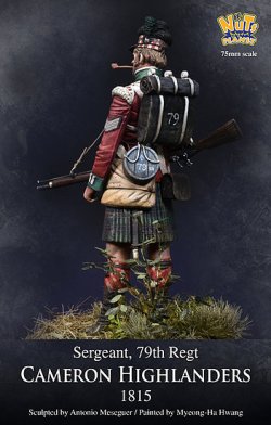 画像5: ナッツプラネット[NP-75002]1/24 近代 英 イギリス陸軍キャメロンハイランダーズ連隊 軍曹~1815年~