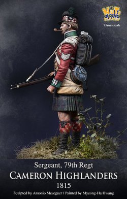 画像6: ナッツプラネット[NP-75002]1/24 近代 英 イギリス陸軍キャメロンハイランダーズ連隊 軍曹~1815年~