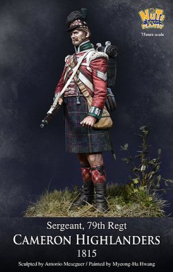 画像7: ナッツプラネット[NP-75002]1/24 近代 英 イギリス陸軍キャメロンハイランダーズ連隊 軍曹~1815年~