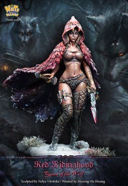 画像3: ナッツプラネット[NP-75006]1/24 血染めの短剣を握る赤ずきん