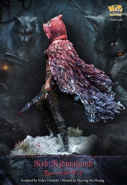 画像7: ナッツプラネット[NP-75006]1/24 血染めの短剣を握る赤ずきん