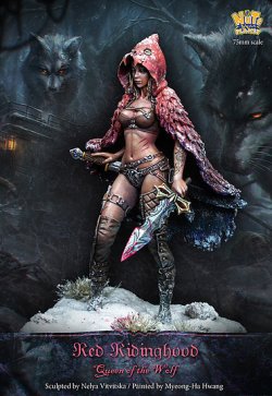 画像9: ナッツプラネット[NP-75006]1/24 血染めの短剣を握る赤ずきん