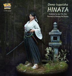 画像2: ナッツプラネット[NP-90002]1/20 中世 日本 女武芸者 日向