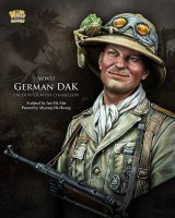 ナッツプラネット[NP-B015]1/10 WWII独 ドイツアフリカ軍団 兵士の帽子に留まるカメレオン