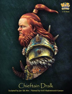 画像4: ナッツプラネット[NP-B031]1/10 チーフテン・デラク 刺青をした蛮族の酋長