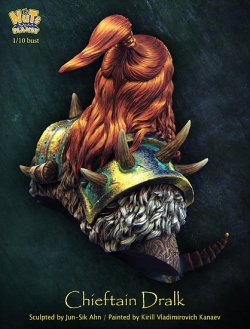 画像6: ナッツプラネット[NP-B031]1/10 チーフテン・デラク 刺青をした蛮族の酋長