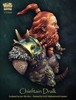 画像7: ナッツプラネット[NP-B031]1/10 チーフテン・デラク 刺青をした蛮族の酋長