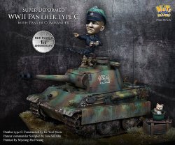 画像9: ナッツプラネット[NP-V01]SDサイズ WWII独 コミカルタンク パンサーG型