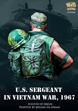 画像4: ナッツプラネット[NP-B042]1/12 ベトナム戦争 米 胸像 米陸軍 哨戒任務に出る軍曹 ベトナム1967