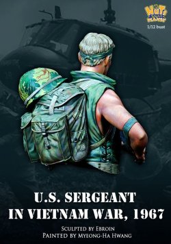 画像5: ナッツプラネット[NP-B042]1/12 ベトナム戦争 米 胸像 米陸軍 哨戒任務に出る軍曹 ベトナム1967