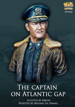 画像8: ナッツプラネット[NP-B043]1/10 WWII 米 米海軍大佐(胸像) アトランテイックギャップ〜大西洋の戦い〜