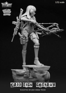 画像4: ナッツプラネット[T15002]1/12 弓を構える女斥候 コールサインはゴロホーク