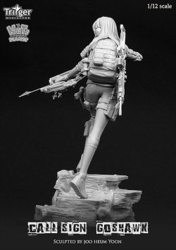 画像5: ナッツプラネット[T15002]1/12 弓を構える女斥候 コールサインはゴロホーク