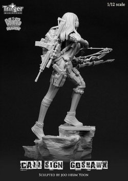 画像7: ナッツプラネット[T15002]1/12 弓を構える女斥候 コールサインはゴロホーク