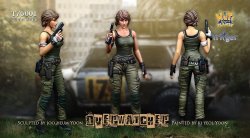 画像2: ナッツプラネット[T75001]1/24 動けば撃つ 門も心も閉ざす女監視官~オーバーウォッチャー