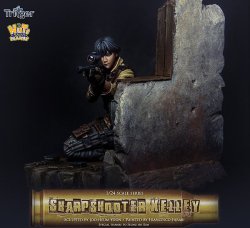 画像4: ナッツプラネット[T75005]1/24 シャープシューターケリー 物影から獲物を付狙う女狙撃手