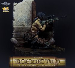 画像5: ナッツプラネット[T75005]1/24 シャープシューターケリー 物影から獲物を付狙う女狙撃手