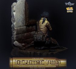 画像7: ナッツプラネット[T75005]1/24 シャープシューターケリー 物影から獲物を付狙う女狙撃手