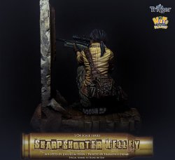 画像8: ナッツプラネット[T75005]1/24 シャープシューターケリー 物影から獲物を付狙う女狙撃手