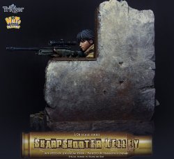 画像9: ナッツプラネット[T75005]1/24 シャープシューターケリー 物影から獲物を付狙う女狙撃手