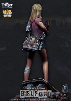 画像7: ナッツプラネット[T75010]1/24 狙撃ライフルを持つサイボーグ少女 ベルフォード